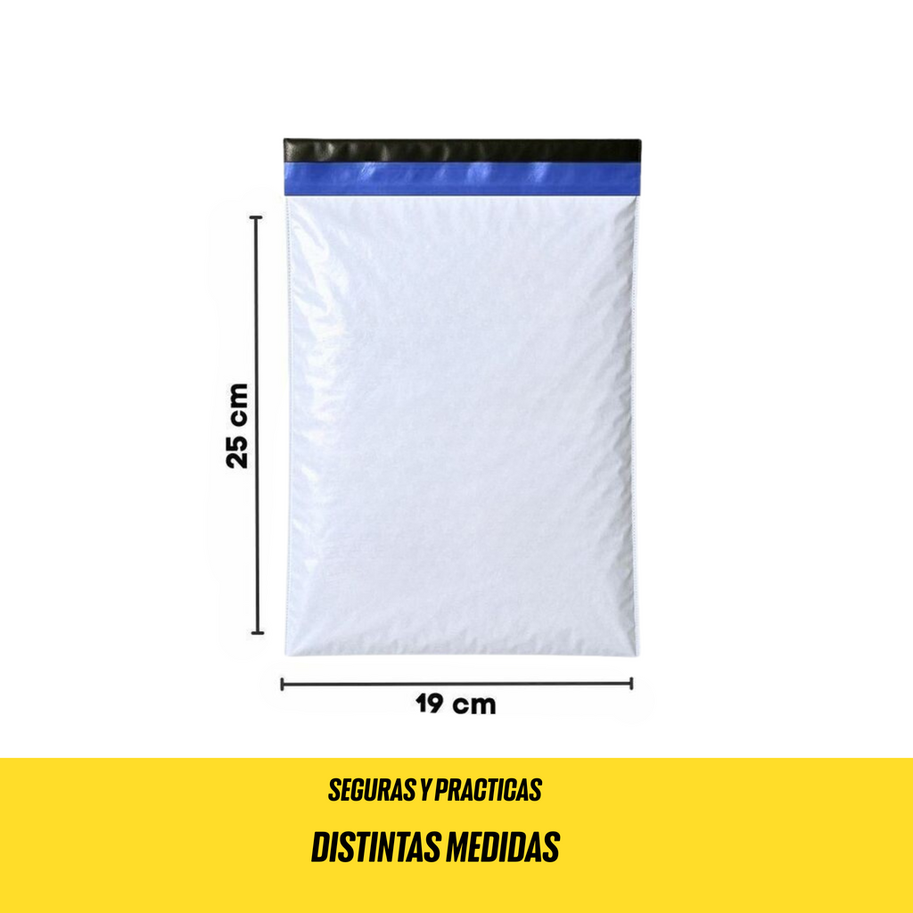 COEX Embalaje de Envio Blanco 19x25 100 UNIDADES