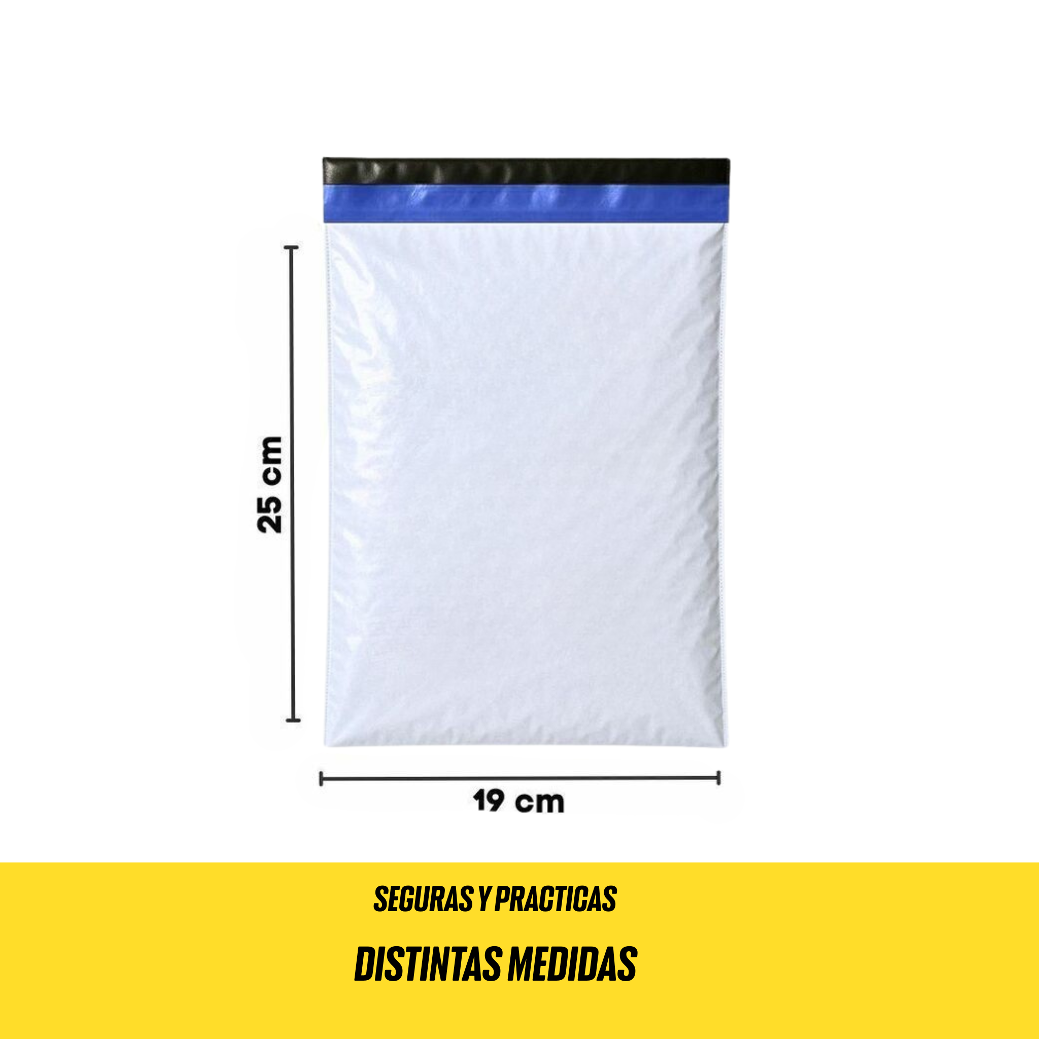 COEX Embalaje de Envio Blanco 19x25 100 UNIDADES