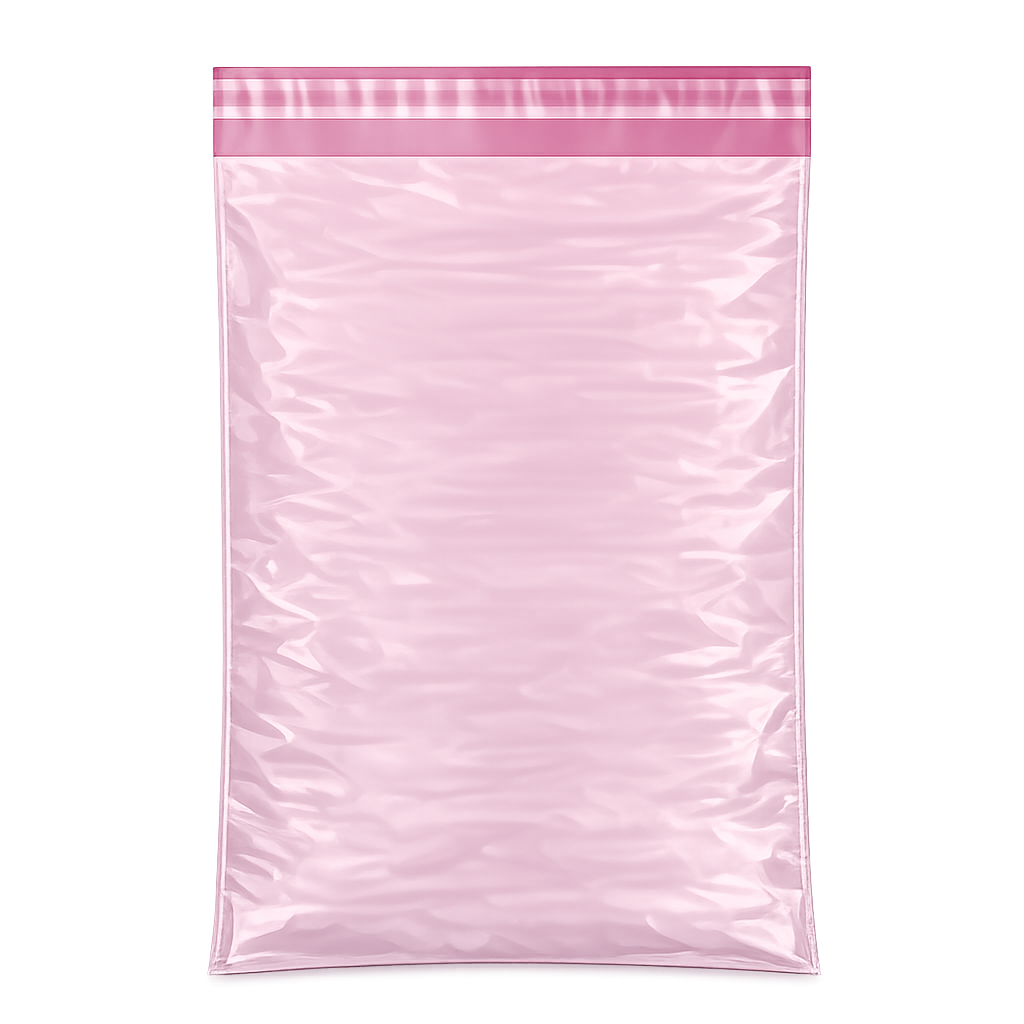 Bolsas rosas para envíos