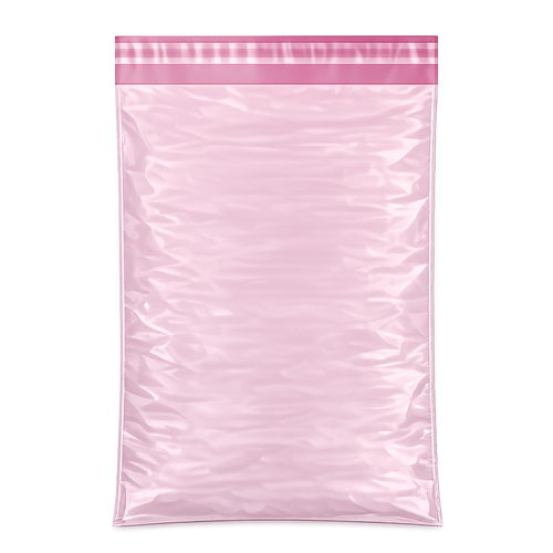 Bolsas rosas para envíos